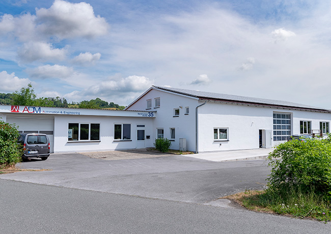 Kartenausschnitt mit Standort der Firma