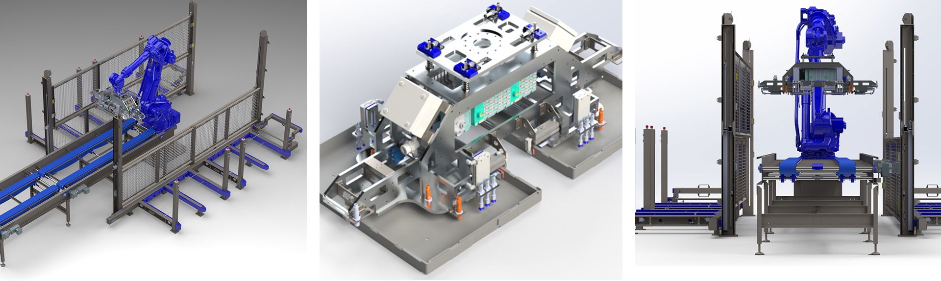 Beispiele unserer Maschinenbau- und Robotiksysteme